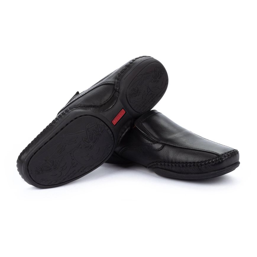 Men's Pikolinos PUERTO RICO Moccasins Black | NZ Q2Q8715